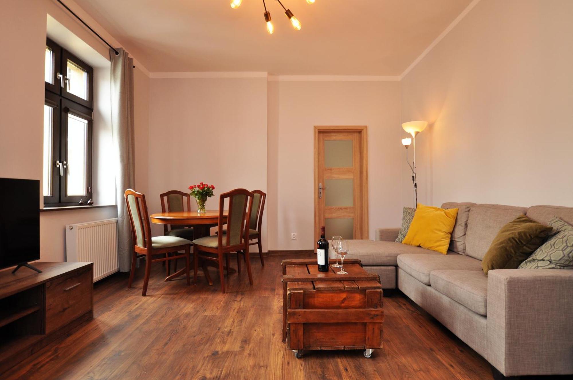 Stylowy 2-Pokojowy Apartament 5 Min. Od Rynku Wrocław Buitenkant foto